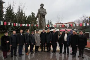 Ali Şîr Nevâî’nin 585. Doğum Yılı Dolayısıyla Keçiören’de Çelenk Sunma Töreni düzenlendi
