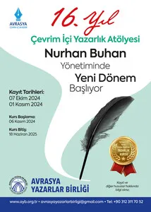 16. Yıl Çevirimiçi Yazarlık Atölyesi Başlıyor